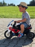 Mamido Detská elektrická motorka BMW S1000RR trojkolka červená