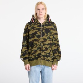 Mikina A BATHING APE 1St Camo Shark Full Zip Hoodie UNISEX Green L