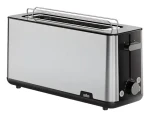 Braun PurShine HT 1610 BK čierna / Hriankovač / 1030 W / 2 hrianky / 8 úrovní opekania / nadstavec na ohrev pečiva (0X23010043)