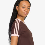 Tričko adidas 3 Stripes Slim T-Shirt Aurora Coffee S