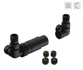 HOPA - PRIME-SADA, univerzálny rohový ventil - Farba - Čierna RDPRIMESADAB