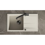 Kuchinox - SHIRE granitový drez 1-kom s odkvapkávačom SBS_411Y
