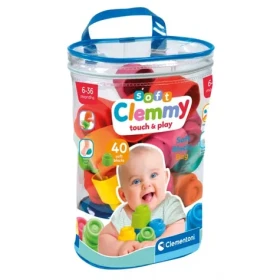 Clementoni Soft Clemmy 40 kociek v plastovom vreci
