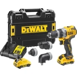 DeWalt DCD703L2T / Aku Bezuhlíkový vŕtací skrutkovač / 12 V / 2x2.0 Ah (DCD703L2T)