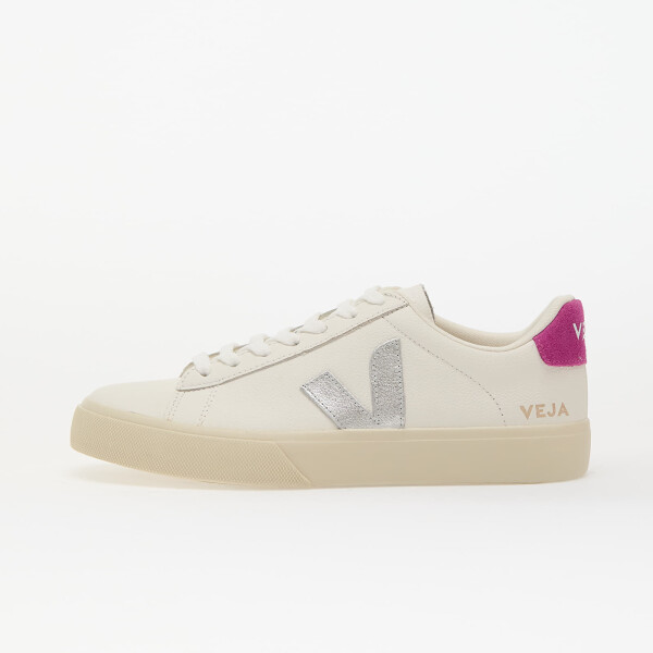 Tenisky Veja W Campo Leather Whi_Silver_Ultraviolet EUR 36