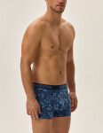 Pánske boxerky 3PACK Jarl 41930-MLC Jeans Blue Pattern - Henderson L modrá mix