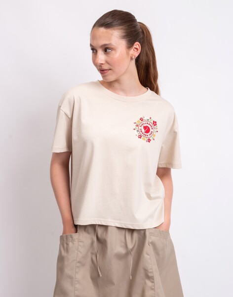 Fjällräven Fjällblomster Fox T-shirt W 113 Chalk White M