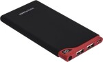 Realpower PB-6000S 6000 mAh Čierno-cervený