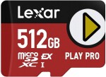 Lexar Play Pro MicroSDXC 512 GB UHS-I (LMSXPS0512G-BNNNG)