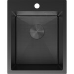 MEXEN - Solix oceľový drez 1-bowl 400 x 500 mm, čierna HC 6406401000-70HC
