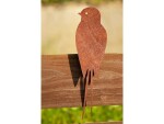 Záhradná dekorácia z cortenu Sediaca lastovička 1, 20×5 cm