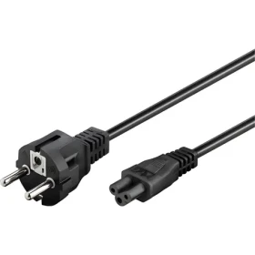 Goobay 93586 čierny / Napájací kábel / Schuko - C5 / 1,8 m (93586)