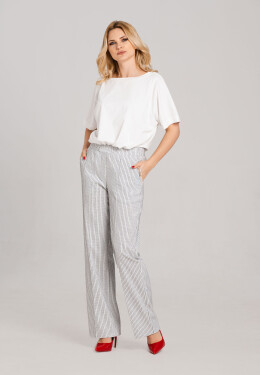 Look Made With Love Trousers 1214 Izolda Ecru