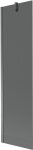 MEXEN/S - Next vaňová zástena FIX 50 x 150, grafit, grafit metal 895-050-000-00-40-95