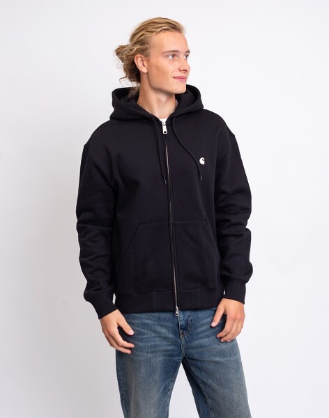 Carhartt WIP Hooded Mack Sweat Jacket Black / Wax L