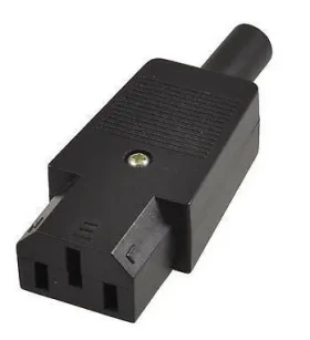 MicroConnect IEC sieťová zástrčka C13 čierna (C13PLUG)