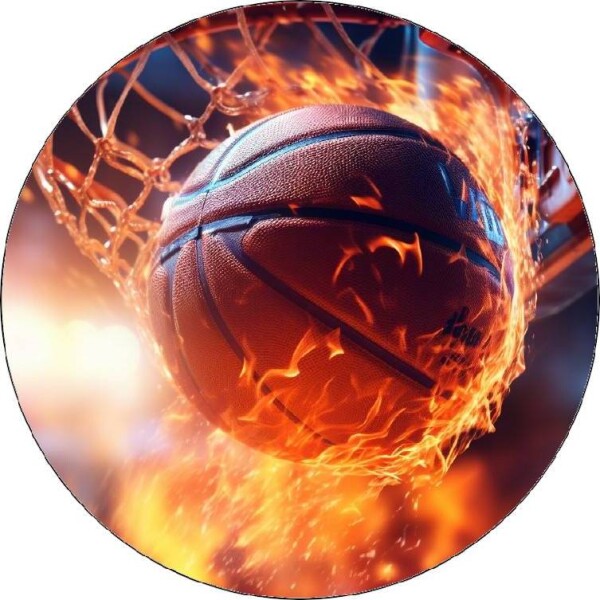 Jedlý papier basketbalový lopta v koši 19,5 cm - Pictu Hap - Pictu Hap