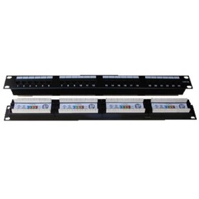 DATACOM Patch panel 24x (Dual) / RJ-45 / CAT5E / UTP / 1U / 19" (502712122)