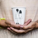 Helen b Porcelánový hrnček Naked Couple Back 220 ml