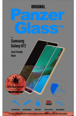 PanzerGlass Case Friendly AB Tvrdené sklo pre Samsung Galaxy A72 čierna (5711724072550)