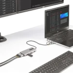 StarTech USB-C Multiport Adaptér strieborná / USB-C húb / 2x HDMI / 3x USB-A / 60 Hz (167B-USBC-MULTIPORT)