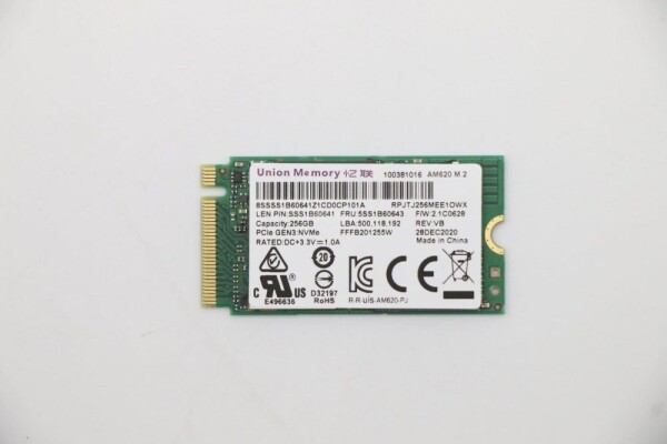 Lenovo UMIS AM620 256GB PCIe 2242