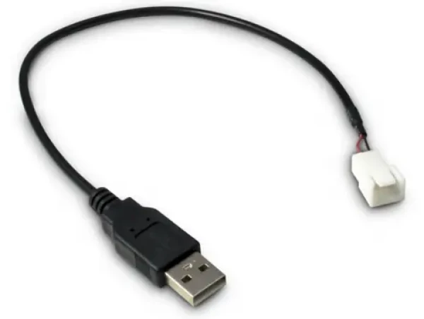 Inter-tech Adaptér USB-A na 3pin čierny / Adaptér / 0,3 m (88885450)