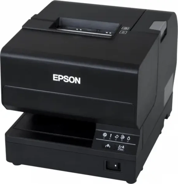 Epson TM-J7200 čierna / Pokladničná / Atrament / USB + LAN / rezačka (C31CF69301)