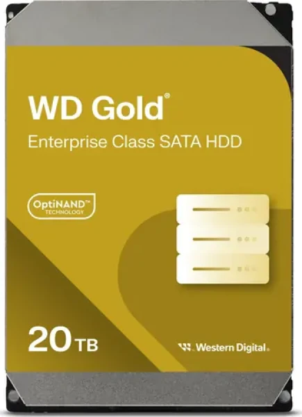 WD Gold 20TB / HDD / 3.5 "/ SATA 6Gbs / 7200RPM / 512MB cashe (WD202KRYZ)