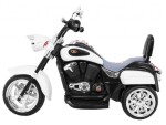 Mamido Detská elektrická motorka Chopper biela