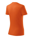 Základné tričko dámske oranžové 2XL