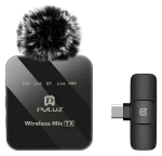 Puluz PU648B čierna / Klopový mikrofón / sada 2 ks / bezdrôtový / USB-C / 2.4 GHz (PU648B)