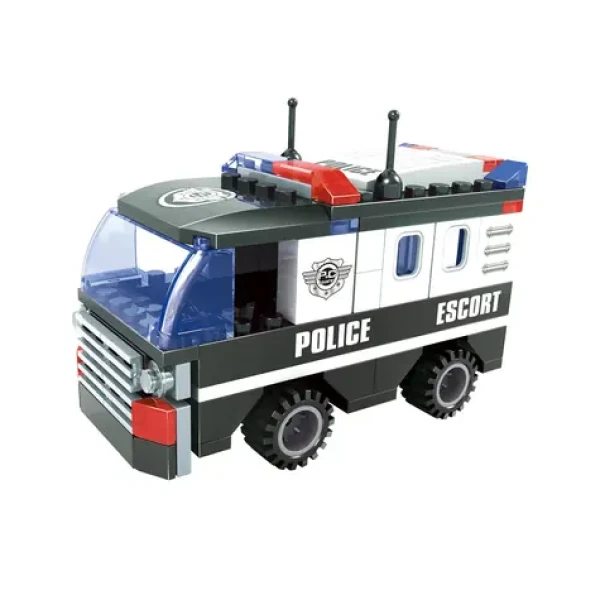 BLOXO 259898 Kompatibilná stavebnica polícia auto 106 ks