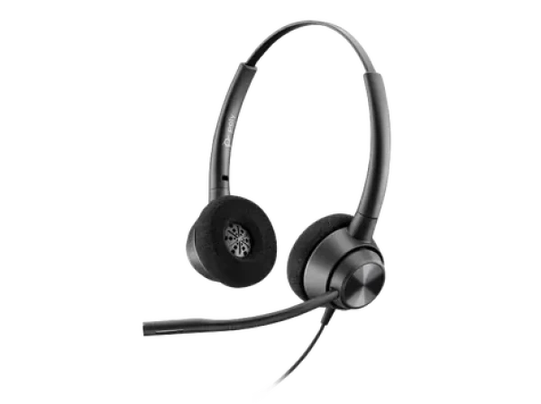 Poly EncorePro 350 čierna / Náhlavná súprava / mikrofón / dve slúchadlá / USB-A (767G0AA)