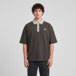 Tričko Playboy x FTSHP Short Sleeve Polo Dark Grey M