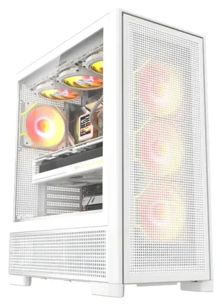 DarkFlash AIRNOVA biela / PC skriňa / Big Tower / E-ATX / 3× 120 mm / USB-C Gen2 / bez zdroja (AIRNOVA WHT (+3F))