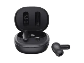 QCY MeloBuds HT16 čierna / Bezdrôtové slúchadlá s mikrofónom / TWS / ANC / Bluetooth 5.4 / IPX4 / dobíjací box (HT16 black)