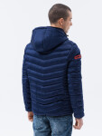 Pánska bunda Ombre Jacket C368-1 Modrá