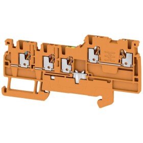 Weidmüller 2579640000 radová svorka priechodky 3.50 mm pružinové pripojenie oranžová 100 ks; 2579640000