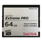 SanDisk Extreme Pro CFast 2.0 64GB / čítanie: až 525 MBs / zápis: až 430 MBs (SDCFSP-064G-G46D)