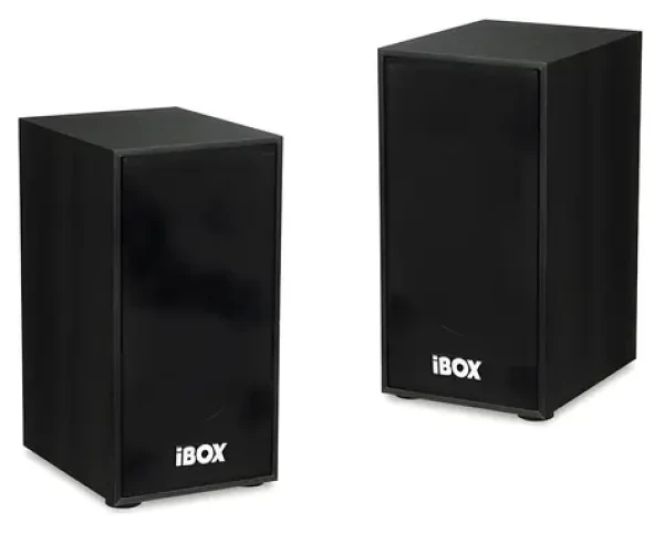 Ibox IGLSP1B tmavé drevo / Reproduktor / 2.0 / 10W / 147x74x95 mm (IGLSP1B)