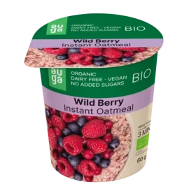 BIO Celozrnná ovsená kaša - Auga (lesné ovocie, 60 g) (42139-2-60g-wildberries)