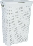 Curver RATTAN 40l Kôš na špinavú bielizeň krémová (00709-885)