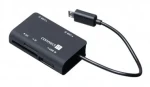 Connect IT čítačka pamäťových kariet + USB hub pre Samsung / OTG / microUSB (CI-198)