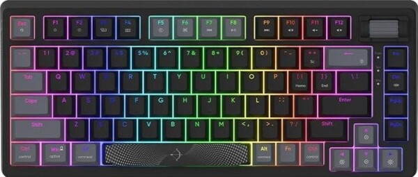 AQIRYS AQIRYS Klawiatura mechaniczna 75%/81 klawiszy przewodowa ADARA MINI LE black/grey