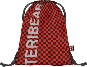 BAAGL Vrecko na obuv TERIBEAR červená / 34x42cm (A-8885)