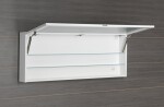 SAPHO - CLOE galérka s LED osvetlením, 120x50x18cm, biela CE120-0030