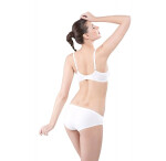 Dámske nohavičky C6-158 Basic Low White - Hanna Style M bílá