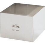 Dortový prsten špeciálne nerezový štvorcový 12x12x6 cm - Decora - Decora