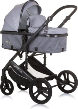 CHIPOLINO Kočík kombinovaný Amore 2v1 Ash Grey / deti s hmotnosťou do 22 kg (159257)